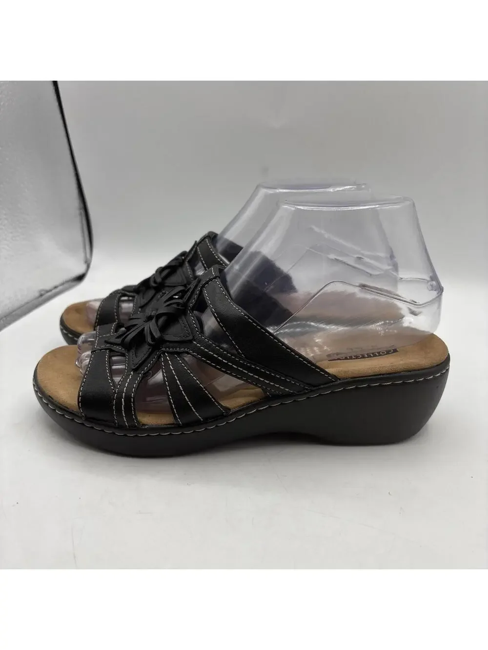 Clarks Delana Venna Comfort Sandals Cut Out Detail Women’s Size 7